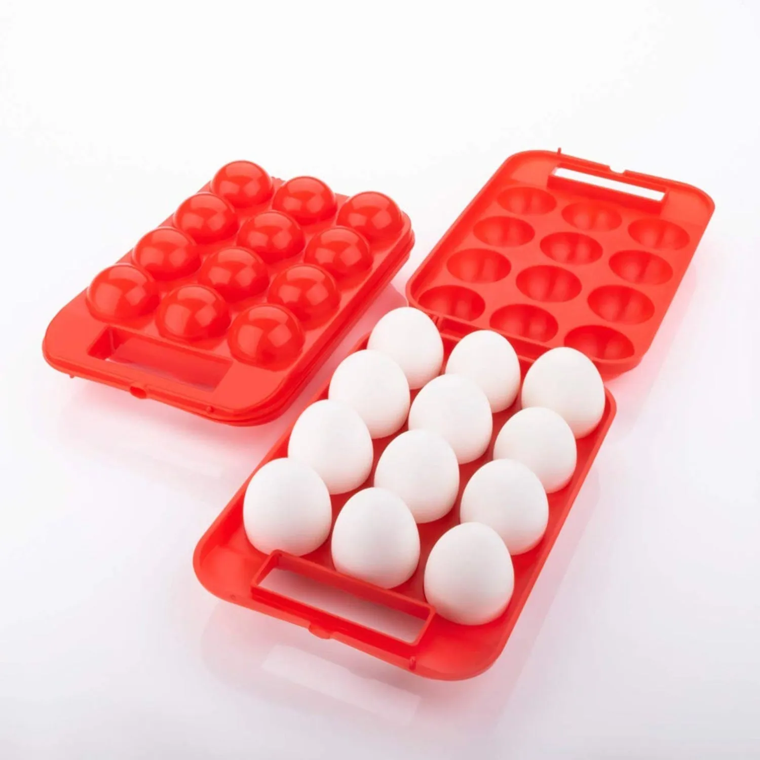 2011 Plastic Egg Carry Tray Holder Carrier Storage Box (12Cavity)