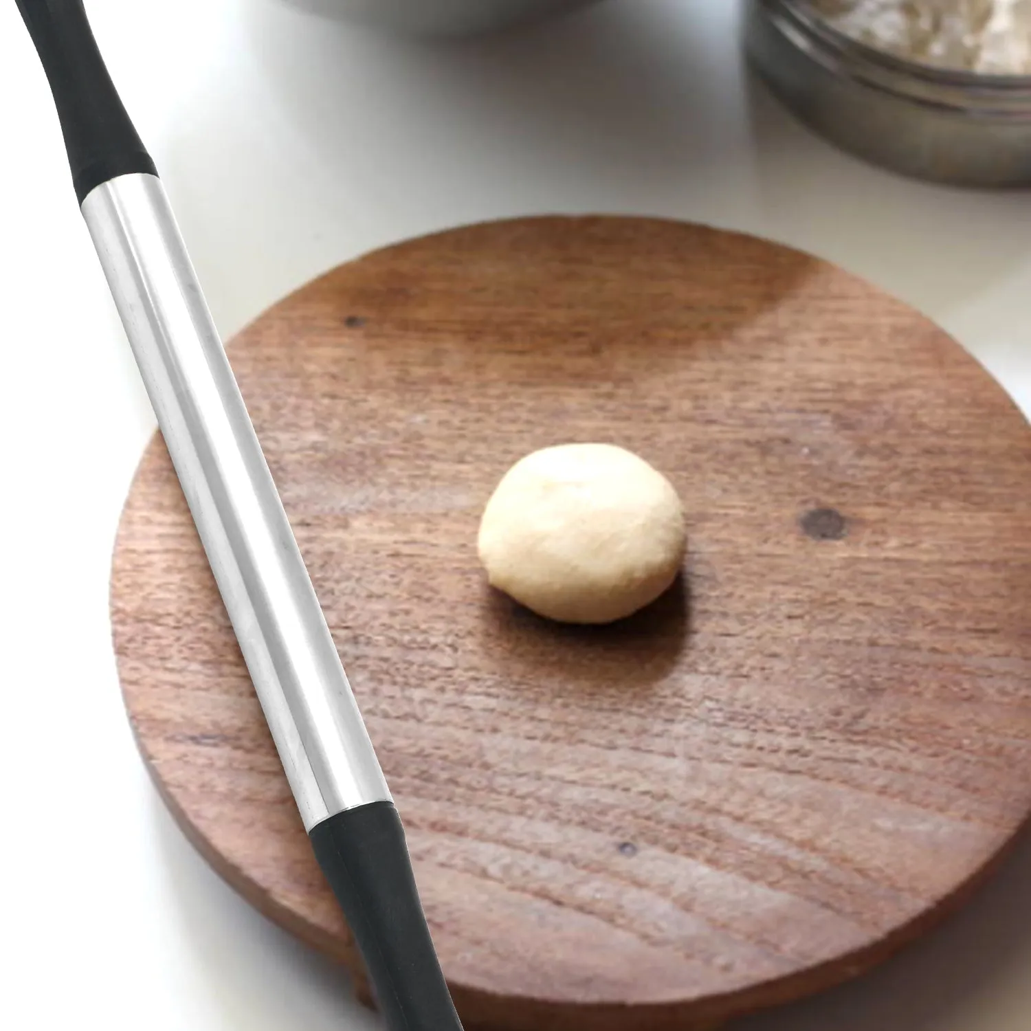 2520 Kitchen Plastic Belan / Rolling Pin (Black)