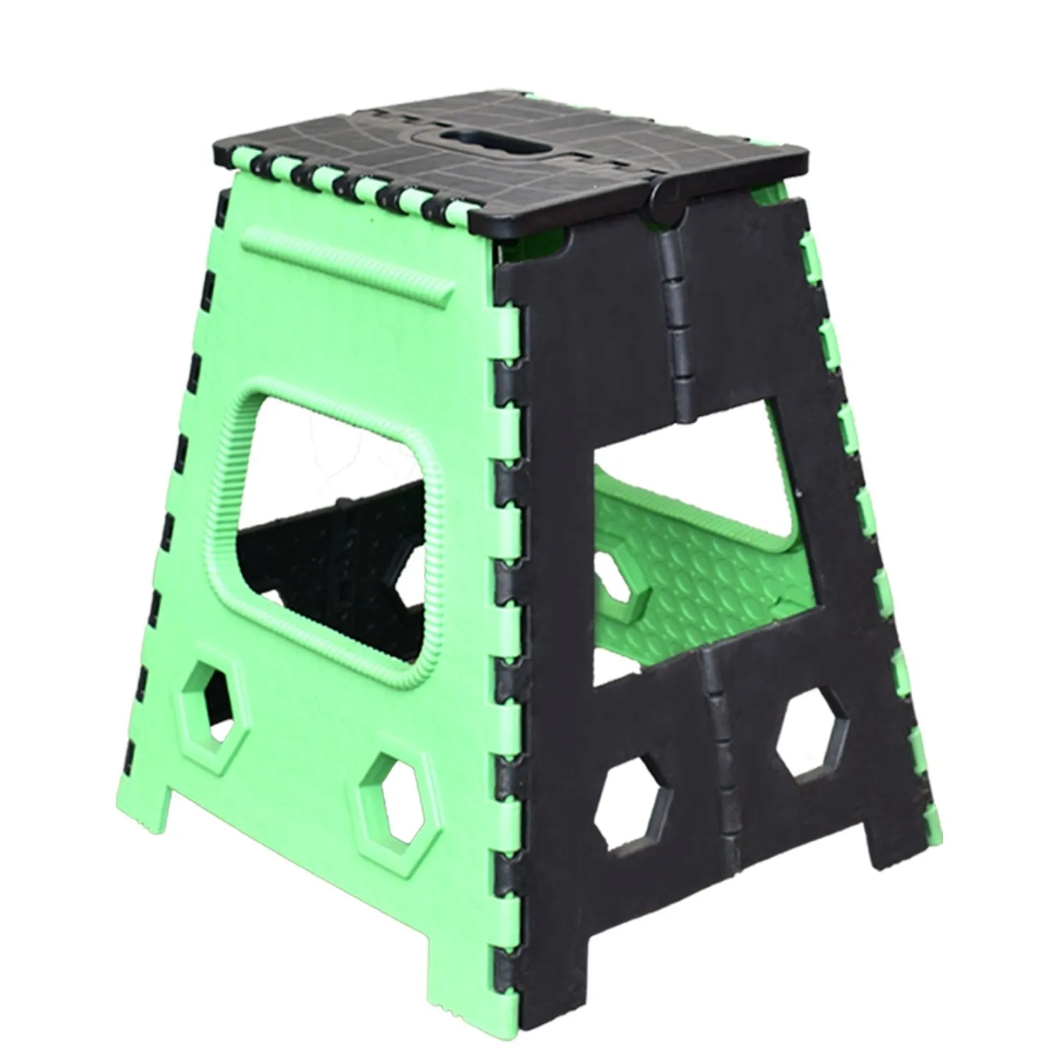 2554 Plastic Foldable Pick n Move Strong Step Stool Table, 18Inches