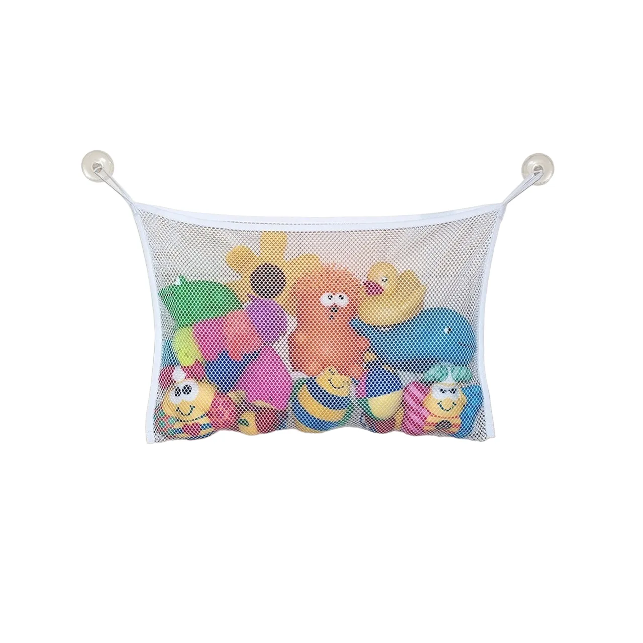 3 x White Baby Kids Bath Toys Holder Organiser Hanging Large Bag