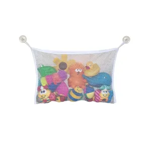 4 x White Baby Kids Bath Toys Holder Organiser Hanging Large Bag