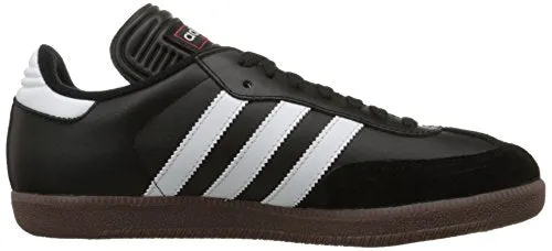 adidas Men's Samba Classic Soccer Shoe,Black/Running White,9 M US