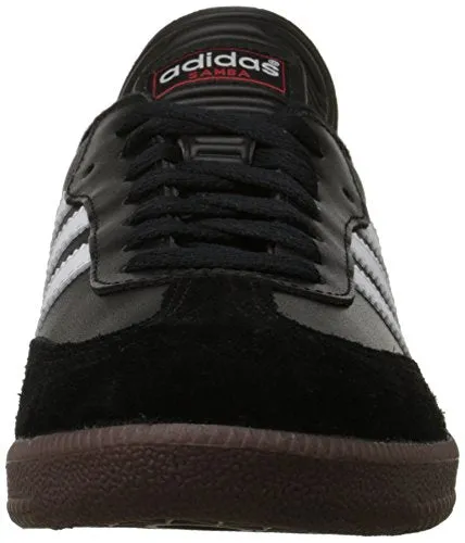 adidas Men's Samba Classic Soccer Shoe,Black/Running White,9 M US