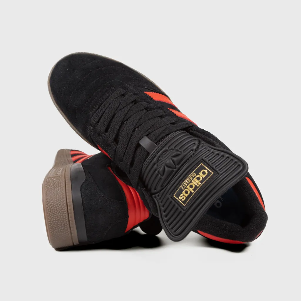Adidas Skateboarding - Busenitz Shoes - Core Black / Bold Orange / Gum