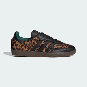 Adidas Women's Samba OG 'Black Green Leopard'
