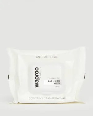 ANTI BACTERIAL SHOE & BAG WIPES WAPROO