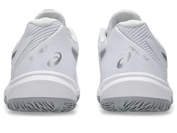 ASICS WOMEN'S GEL GAME 9 WHITE/SILVER NETBALL SHOES