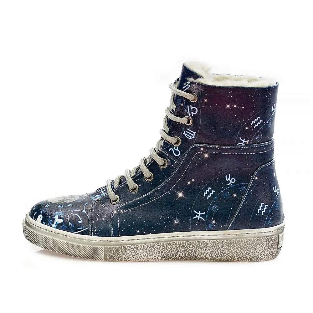 Astrology Short Boots WJAS118