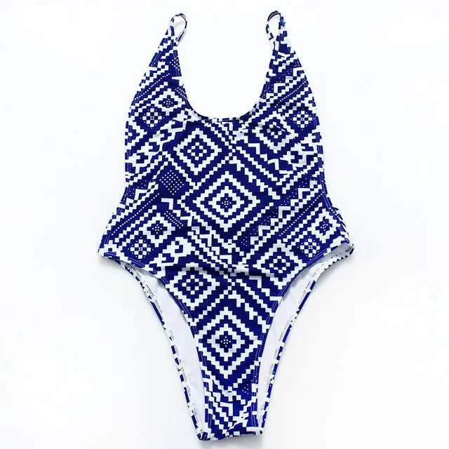BANDEA 2017 brazilian Swimwear solid Bikini Brazilian Swimsuit double layer Bathing Suit Beachwear one piece Women Swimwear