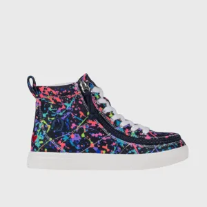 Billy Footwear Classic Lace High - Sasha Splatter