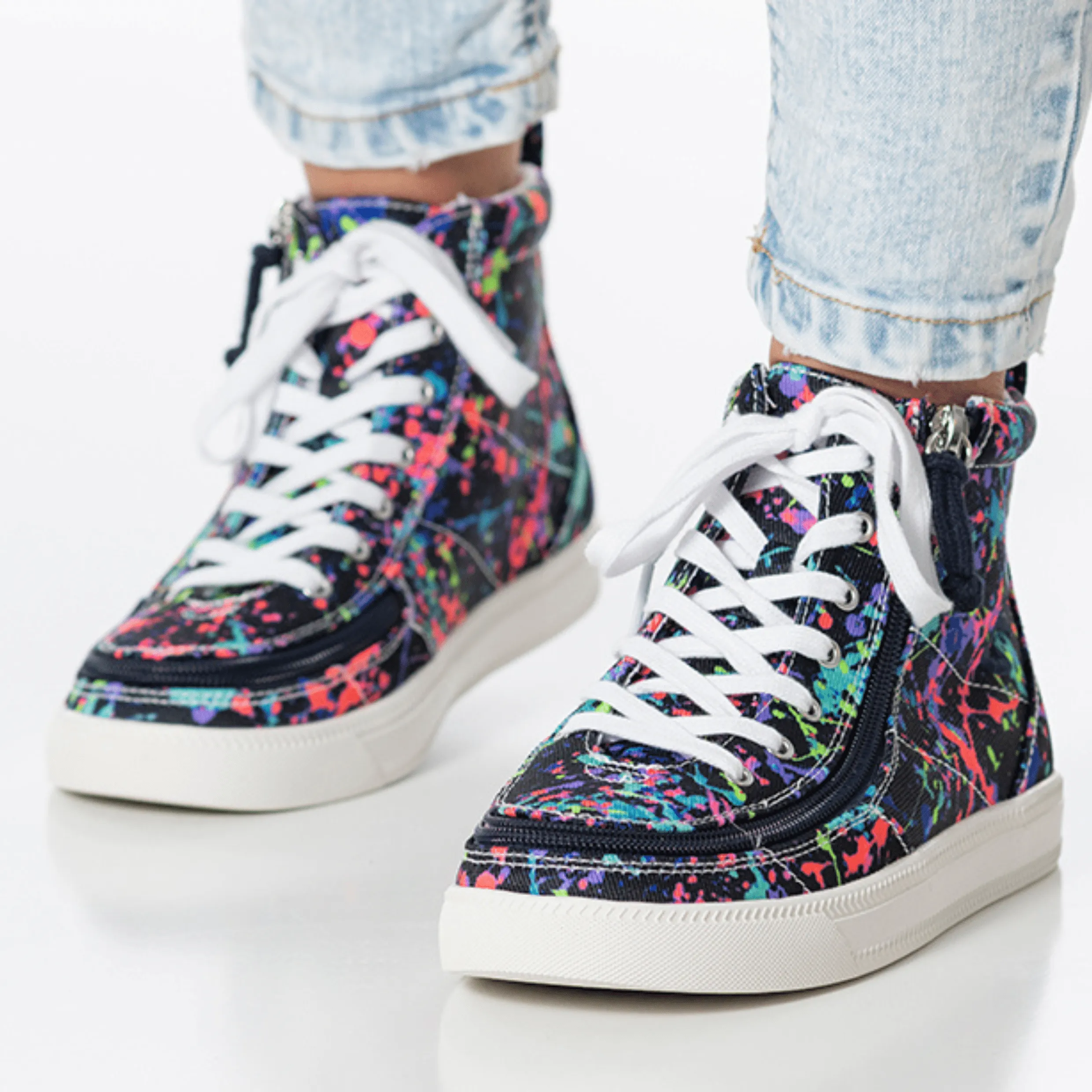 Billy Footwear Classic Lace High - Sasha Splatter