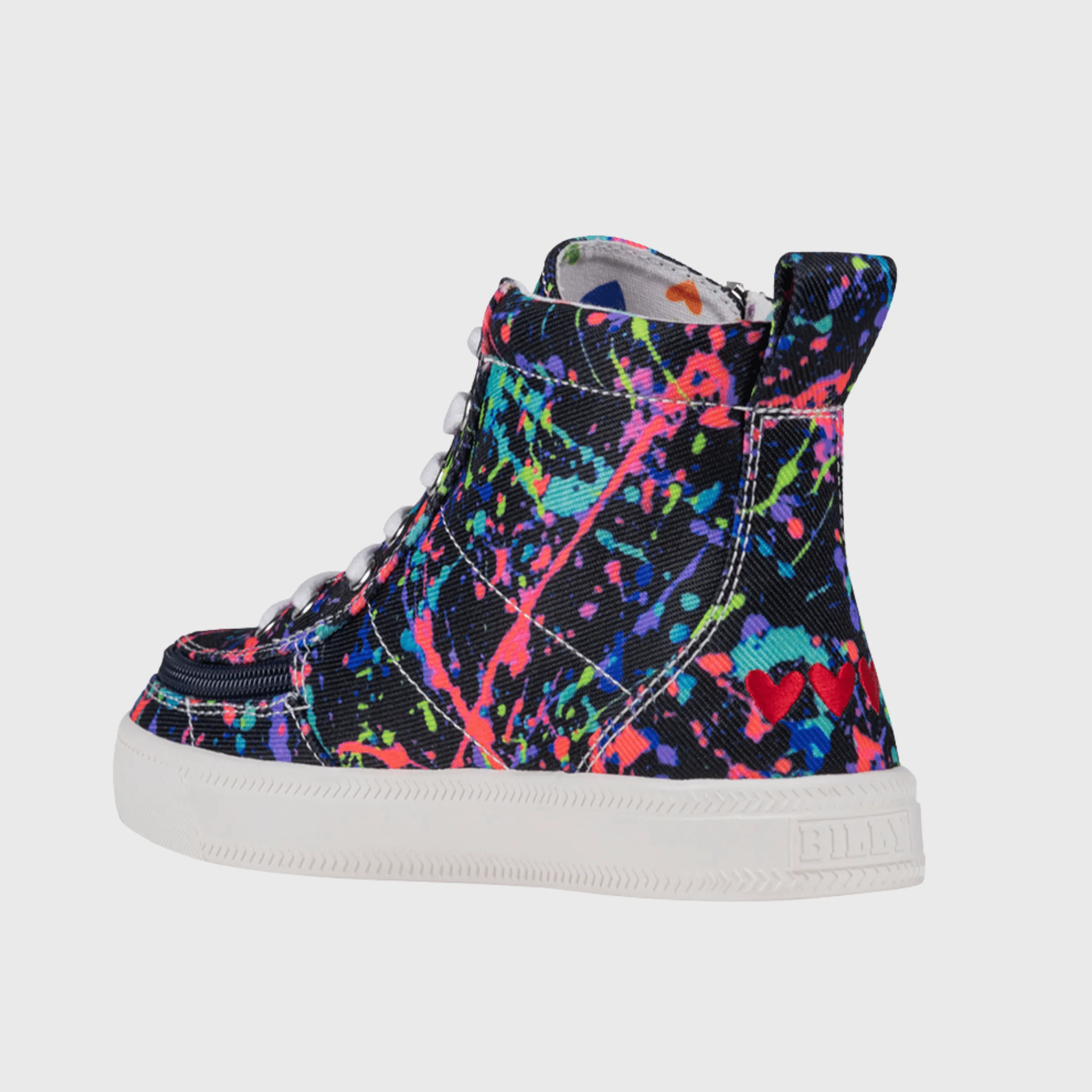 Billy Footwear Classic Lace High - Sasha Splatter