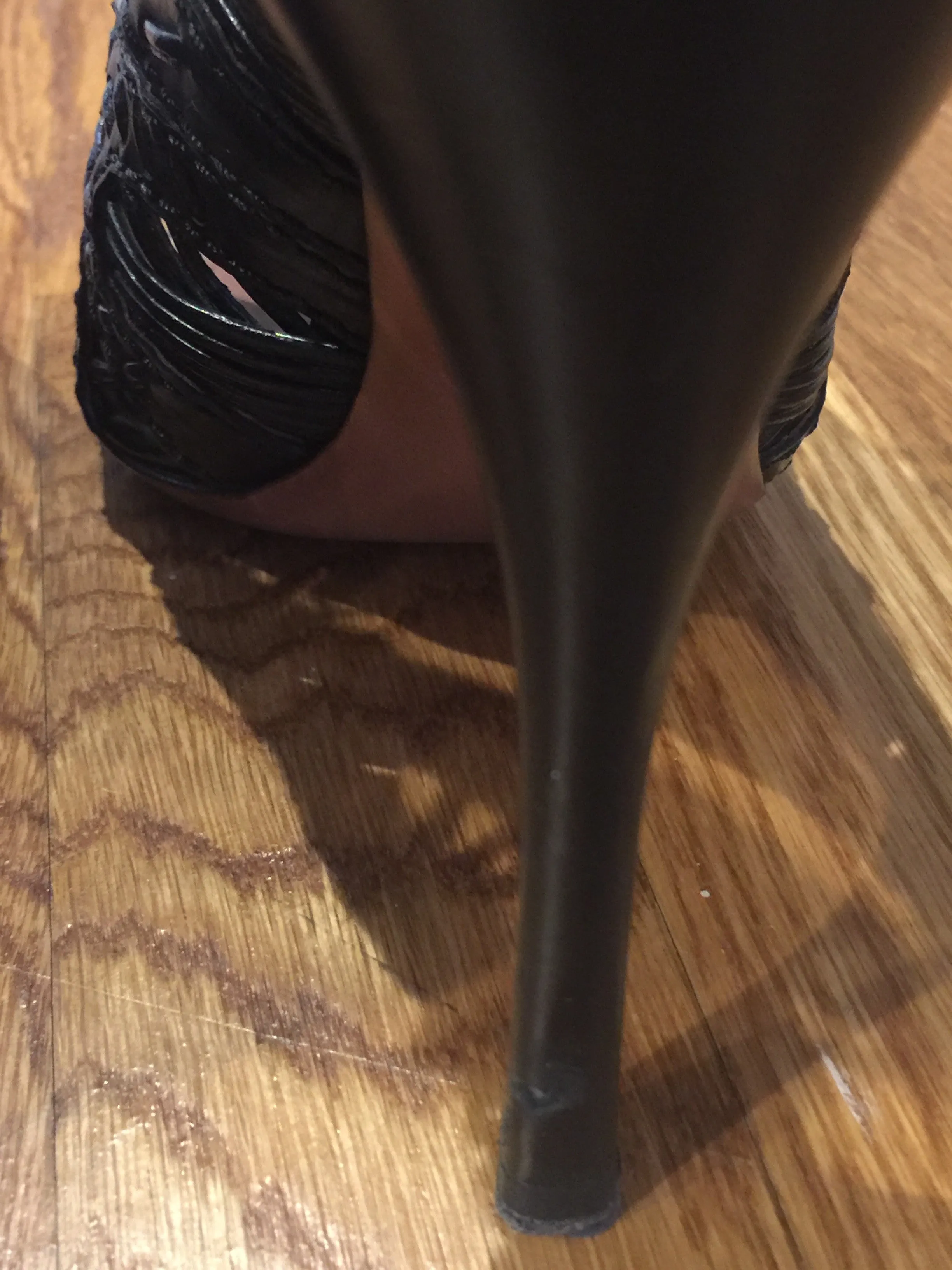 Black Alaia Opened Toed Shoes!