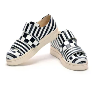 Black and White Sneaker Shoes NAC111