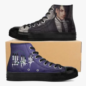 Black Butler Sebastian Michaelis A-Star High Anime Shoes