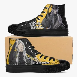 Black Butler Undertaker A-Star High Anime Shoes