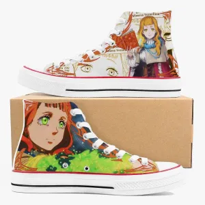 Black Clover Mimosa Vermillion A-Star High White Anime Shoes