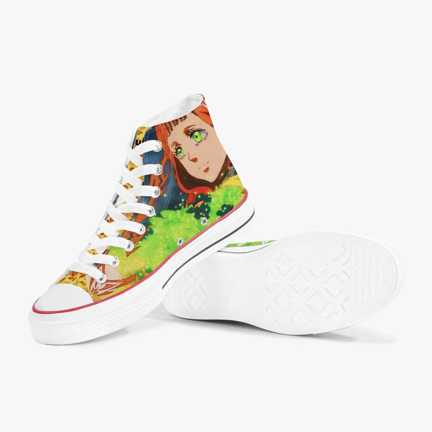 Black Clover Mimosa Vermillion A-Star High White Anime Shoes