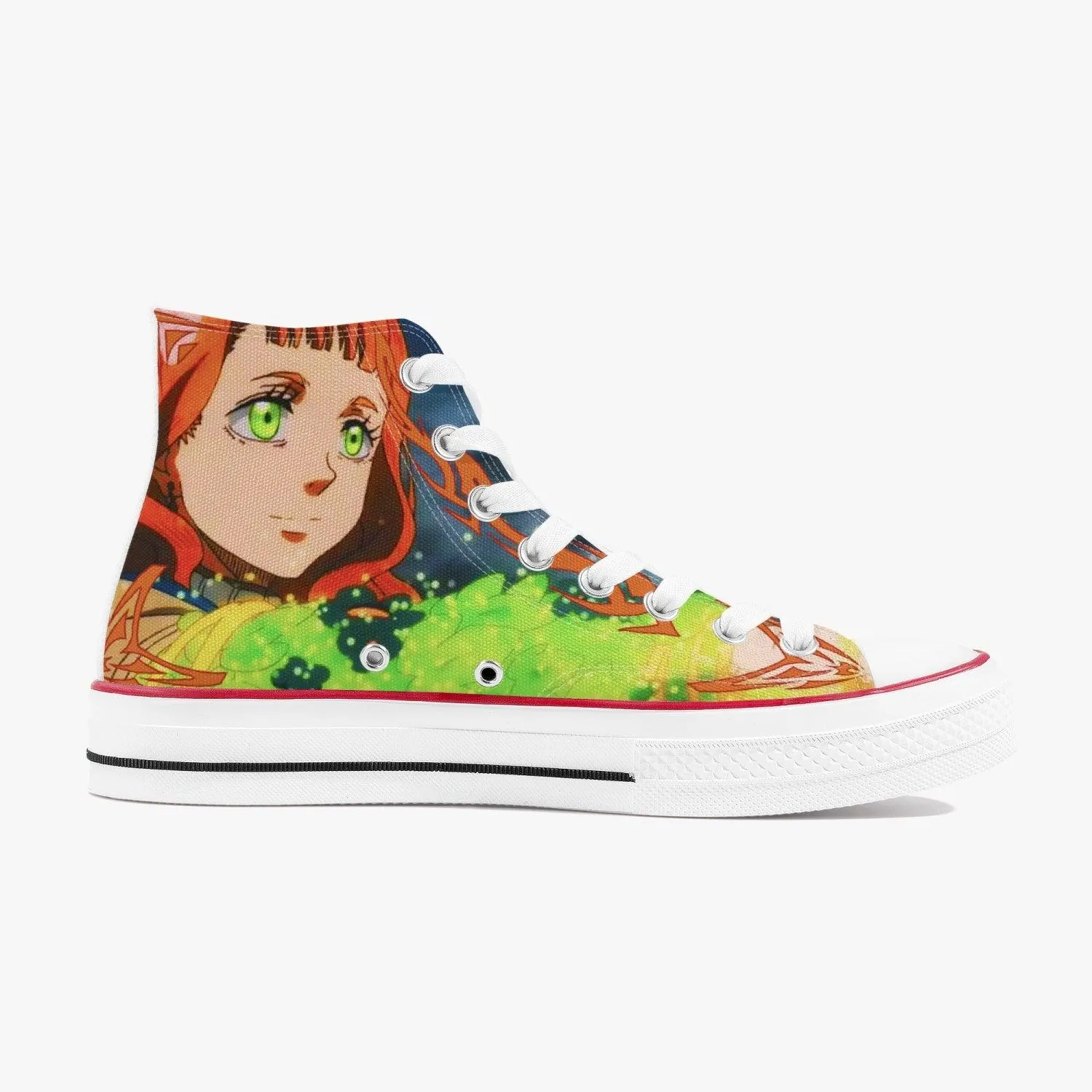 Black Clover Mimosa Vermillion A-Star High White Anime Shoes