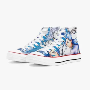 Black Clover Nozel Silva A-Star High White Anime Shoes