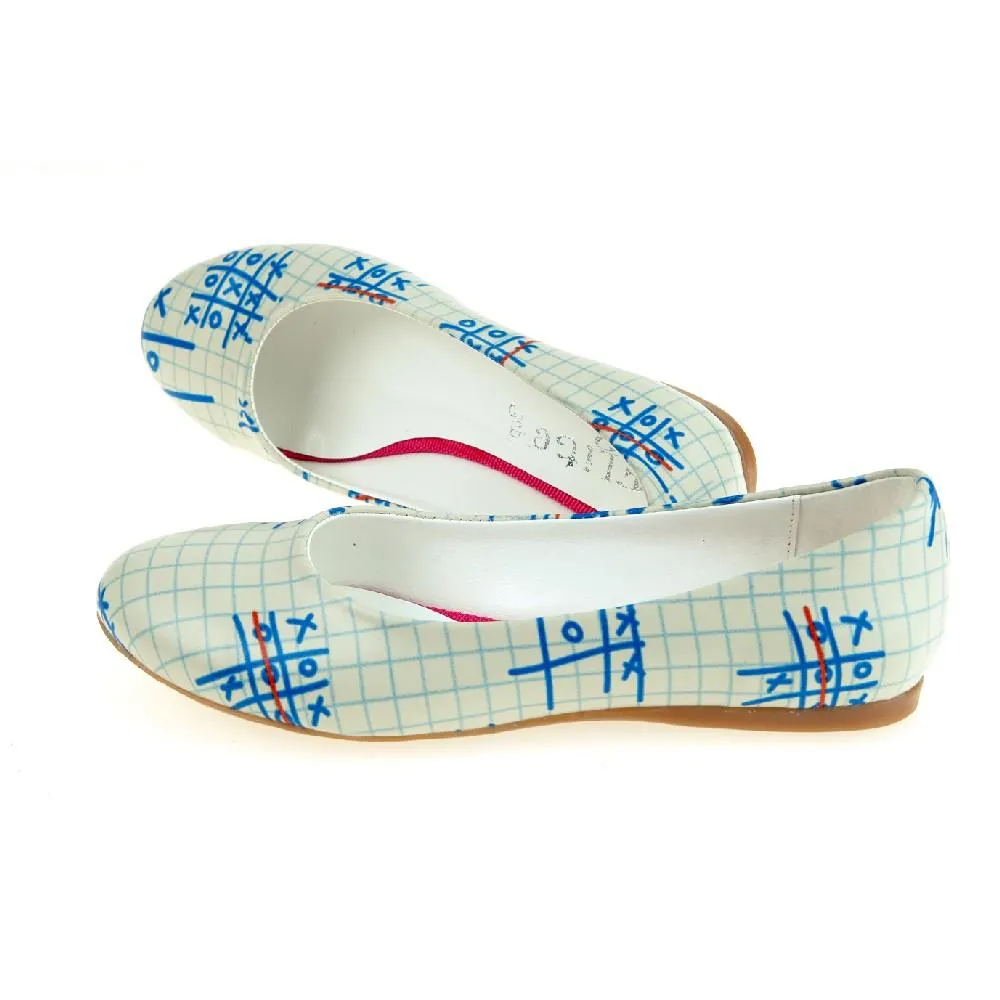 Blue OXO Ballerinas Shoes 1064
