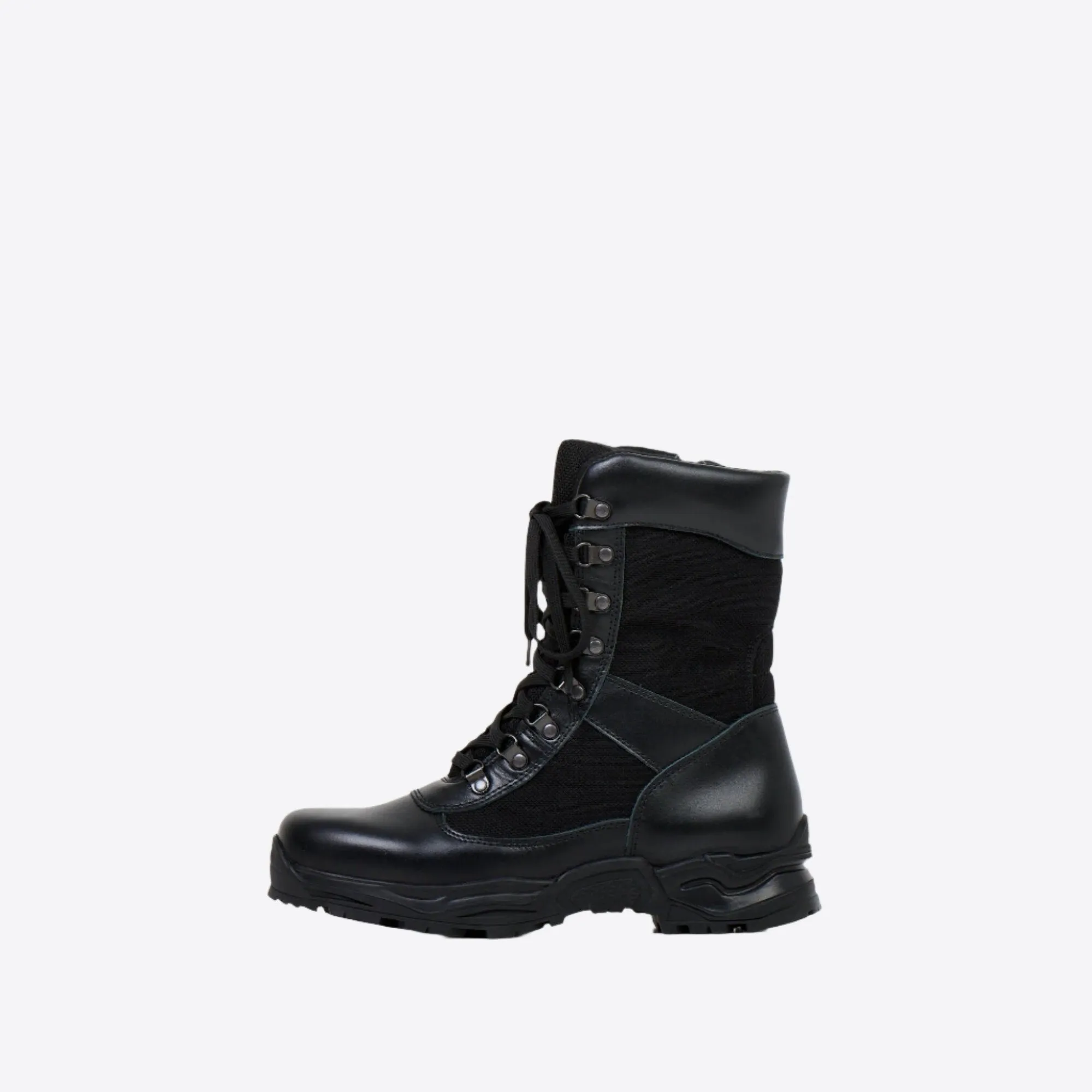 Boots - 590 Desert with Zipper - Black