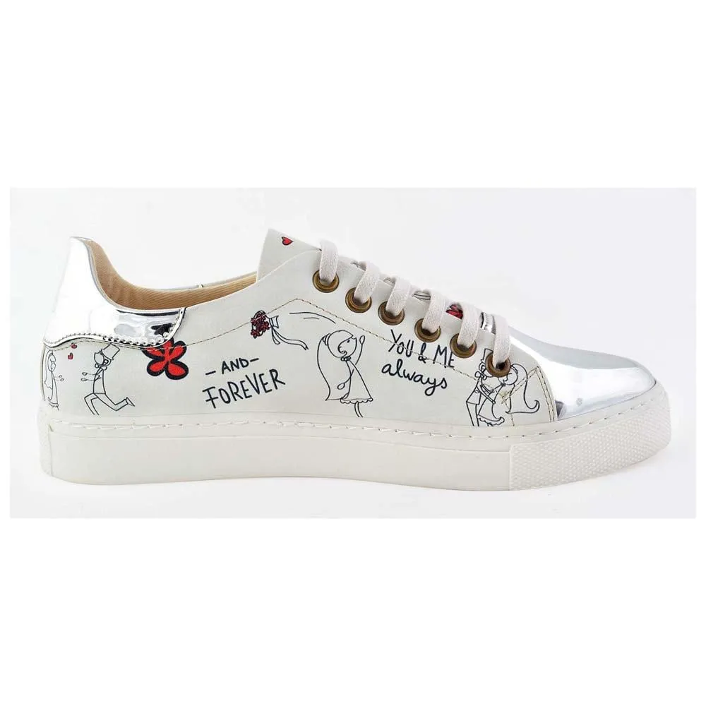 Bride Groom Sneaker Shoes GOB205