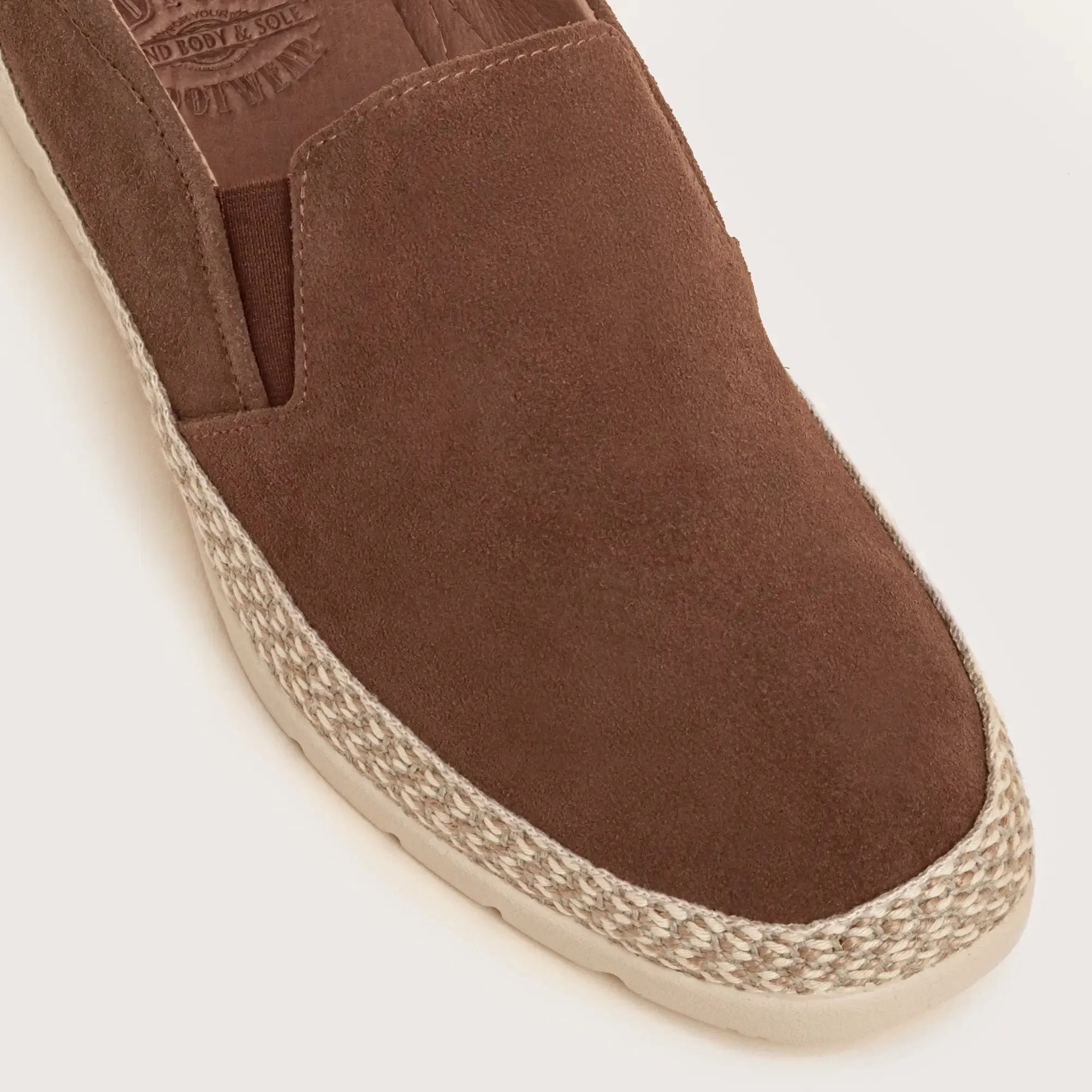 Bryant Suede Slip On - Brown