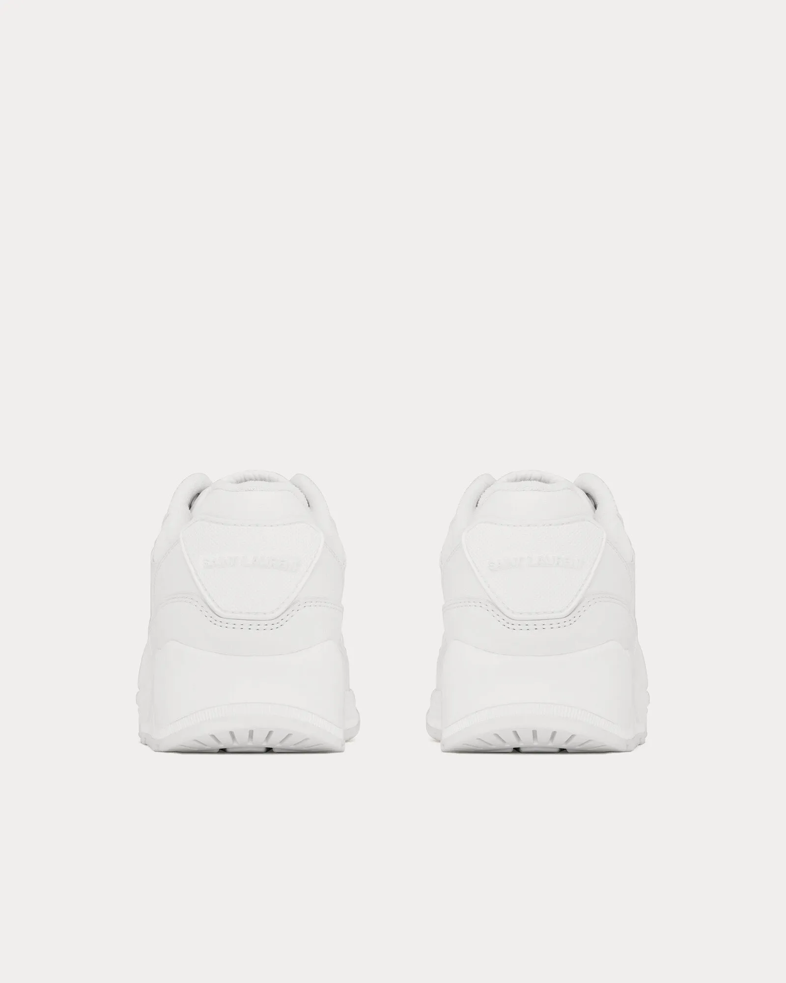 Bump Smooth Leather Blanc Optique Low Top Sneakers