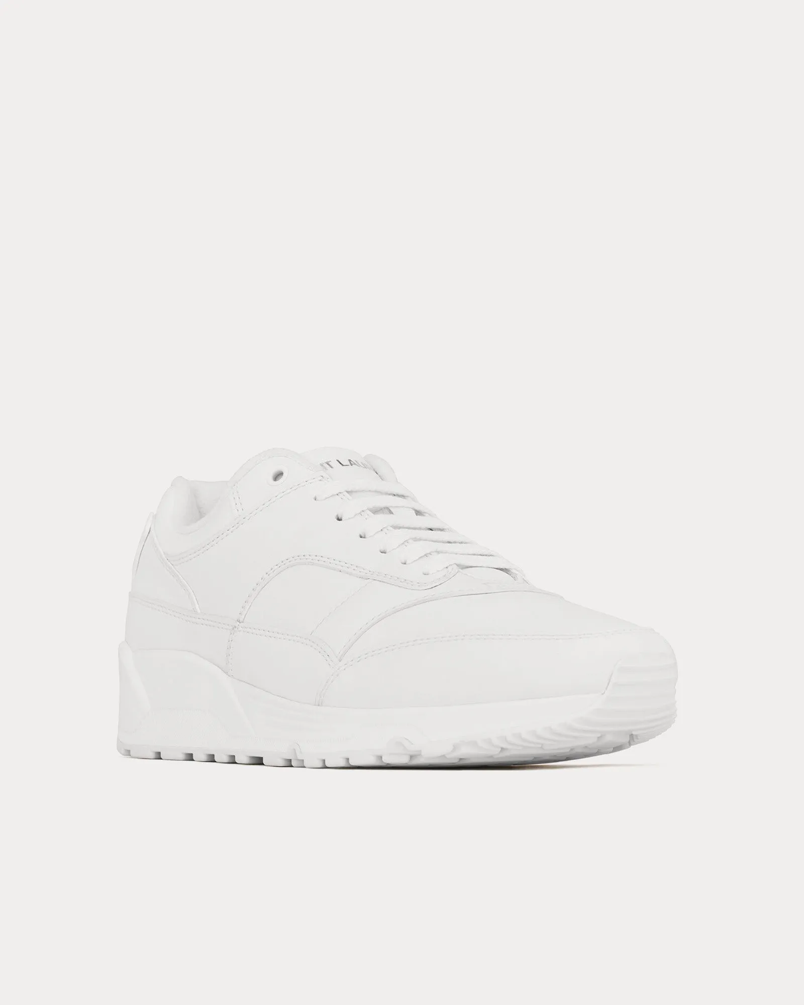 Bump Smooth Leather Blanc Optique Low Top Sneakers