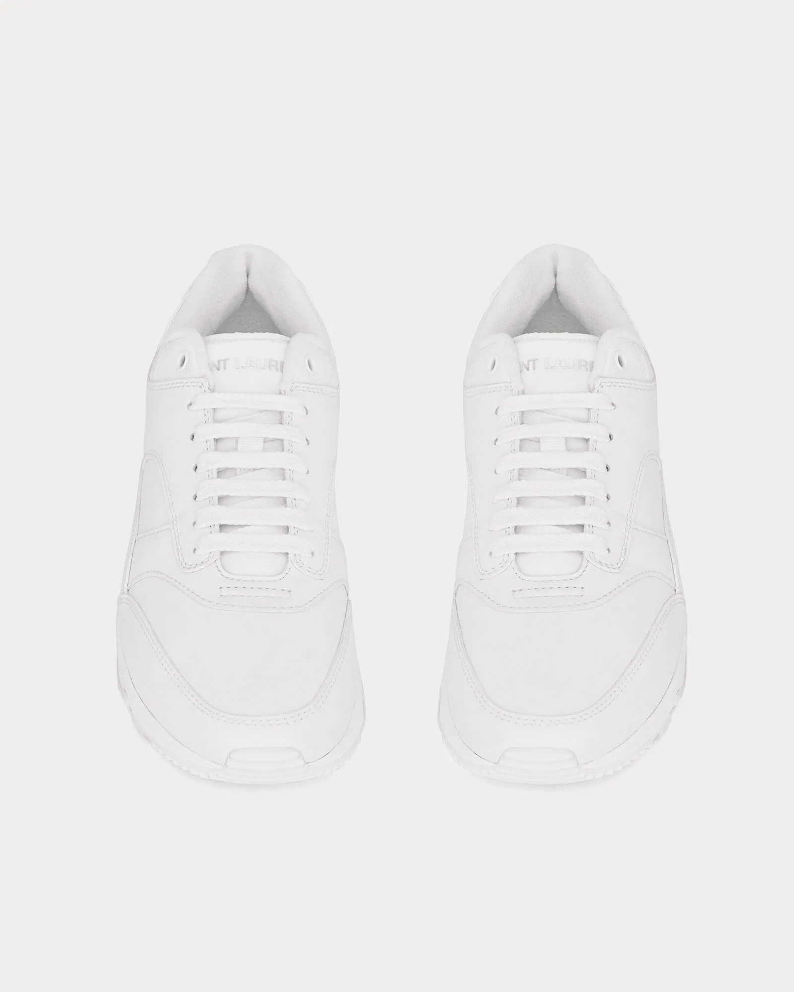 Bump Smooth Leather Blanc Optique Low Top Sneakers