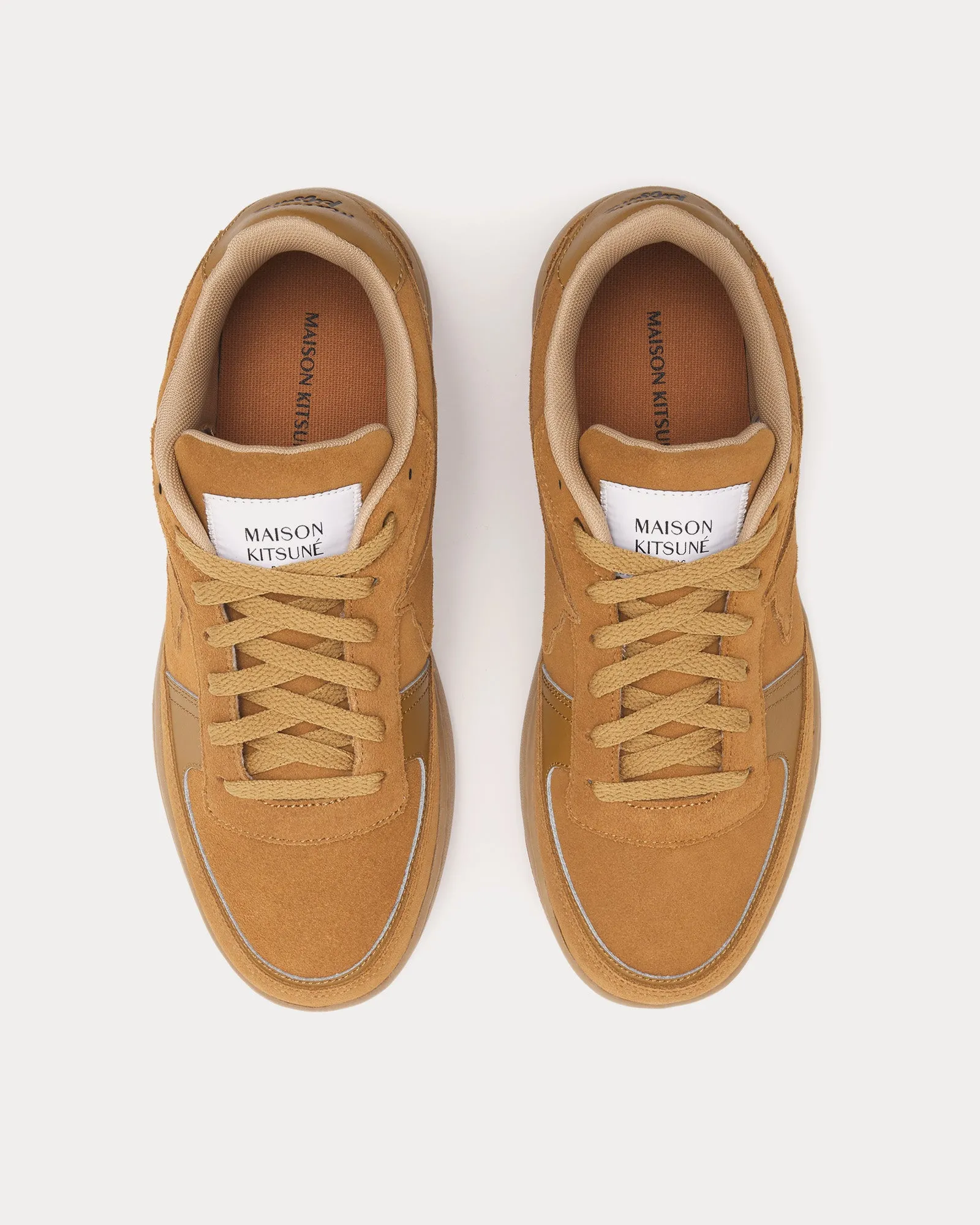 Chiru Suede Chino Beige Low Top Sneakers