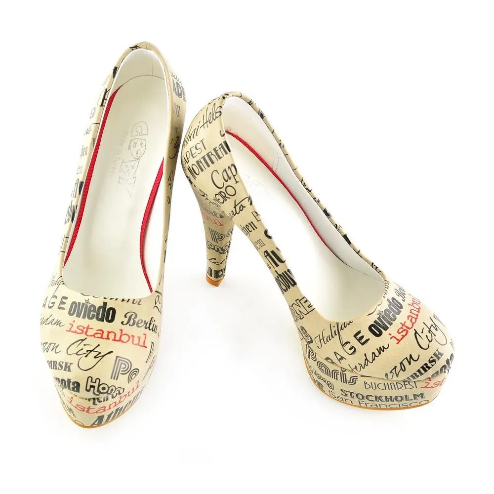 Cities and Fashion Heel Shoes PLT2001