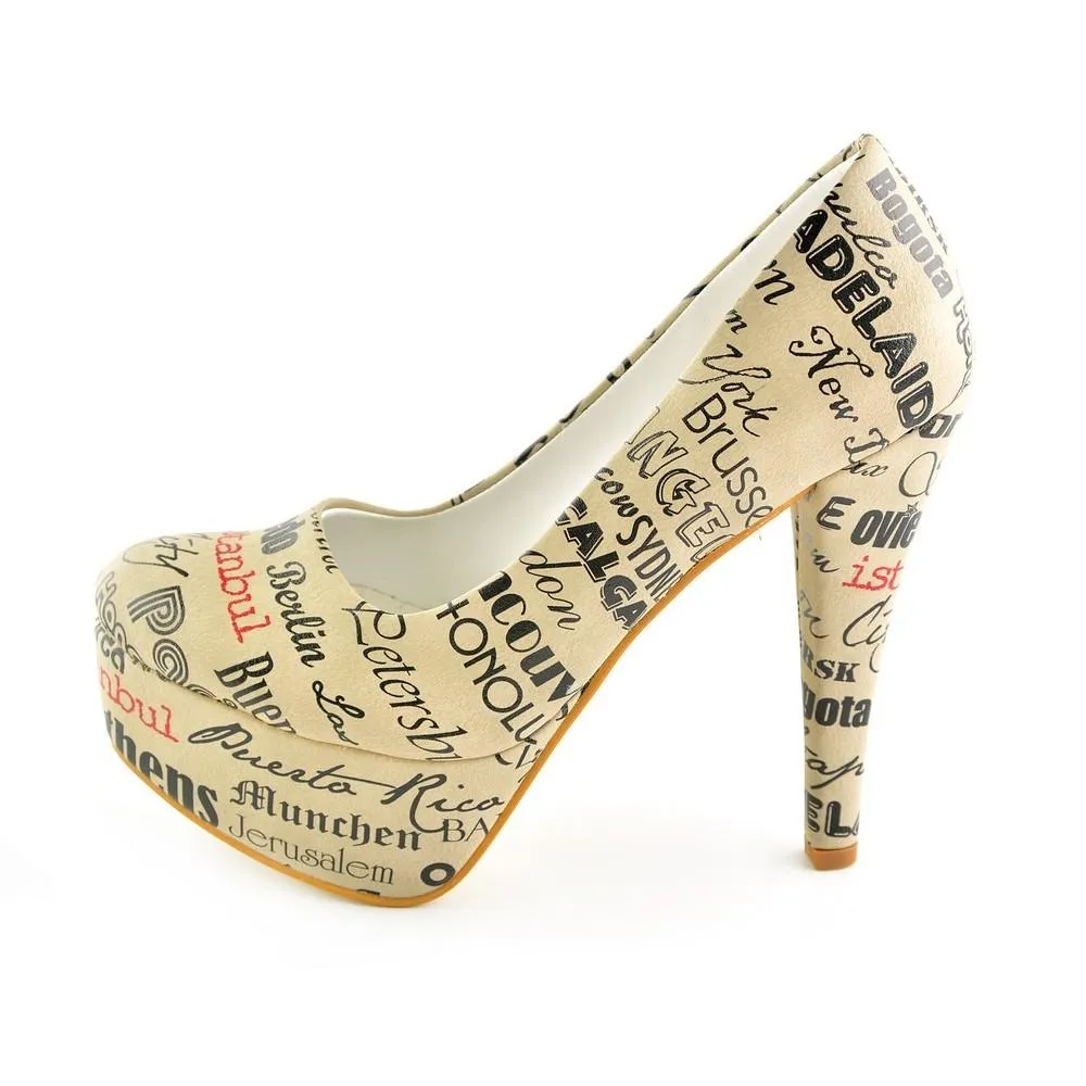 Cities and Fashion Heel Shoes PLT2001