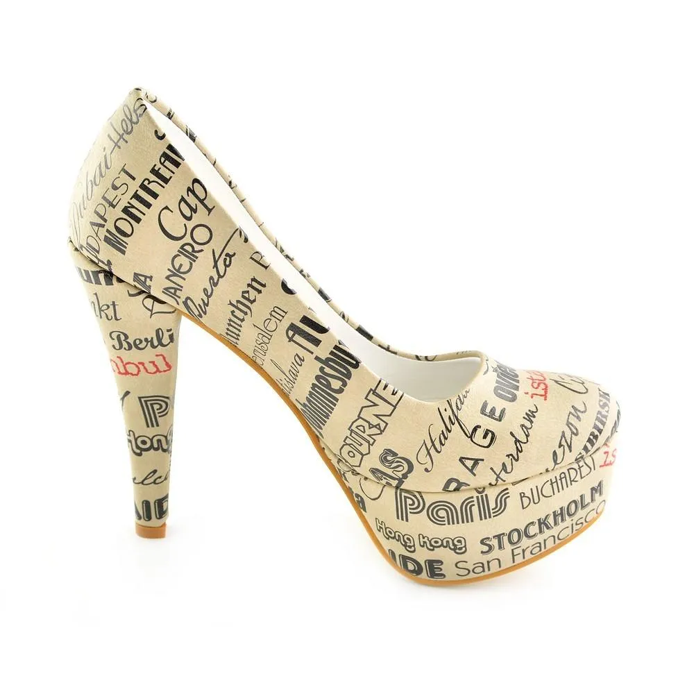 Cities and Fashion Heel Shoes PLT2001