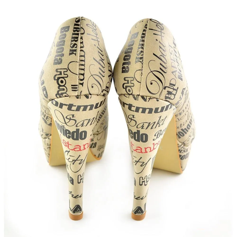 Cities and Fashion Heel Shoes PLT2001