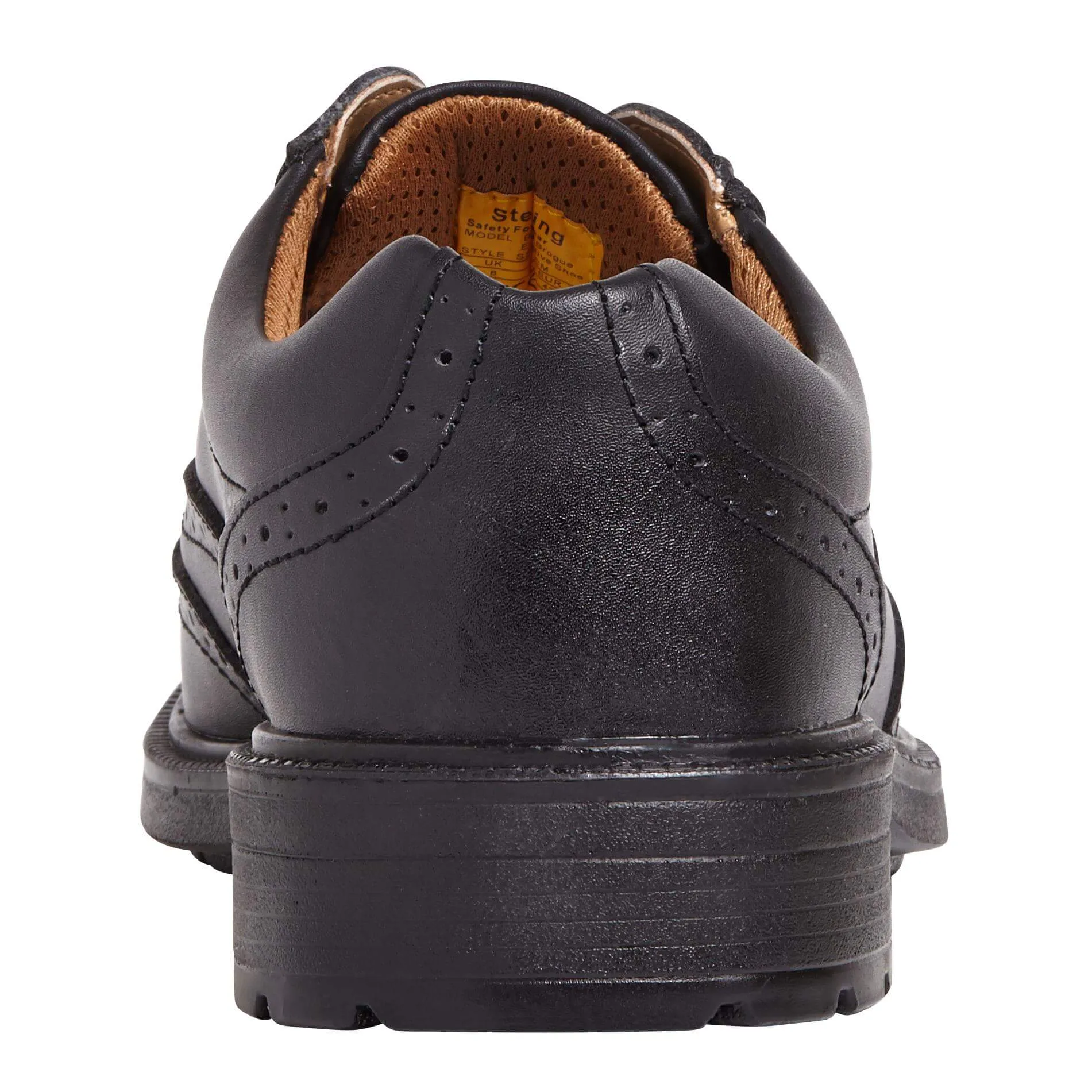 City Knights SS500CM Black Brogue Safety Shoes
