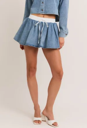 Claire Denim Skort