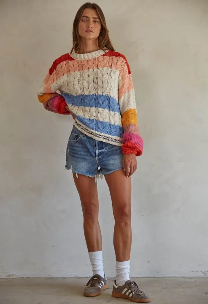 Coast Lines Denim Shorts