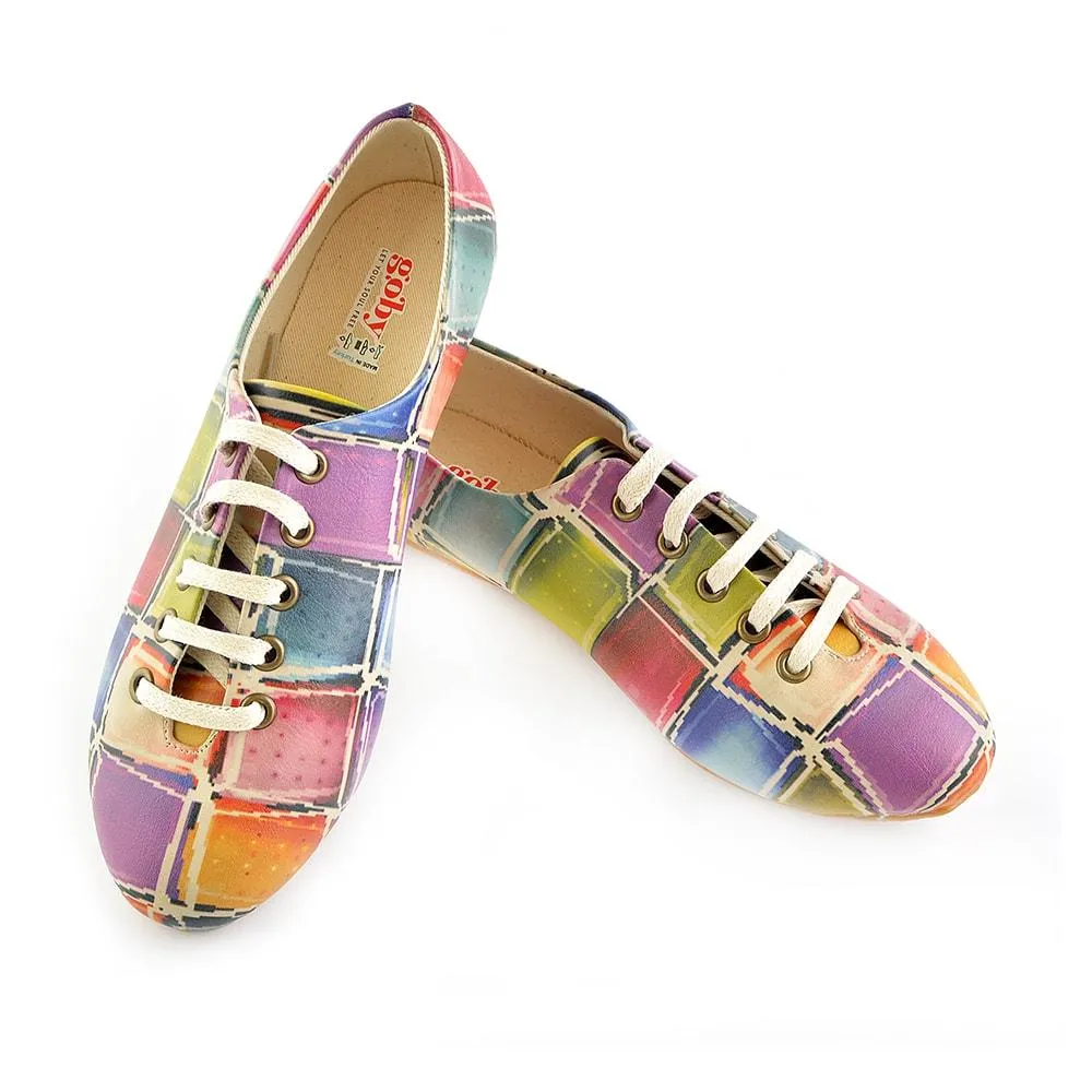 Colored Stones Ballerinas Shoes SLV019