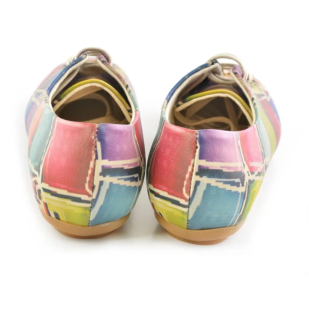 Colored Stones Ballerinas Shoes SLV019