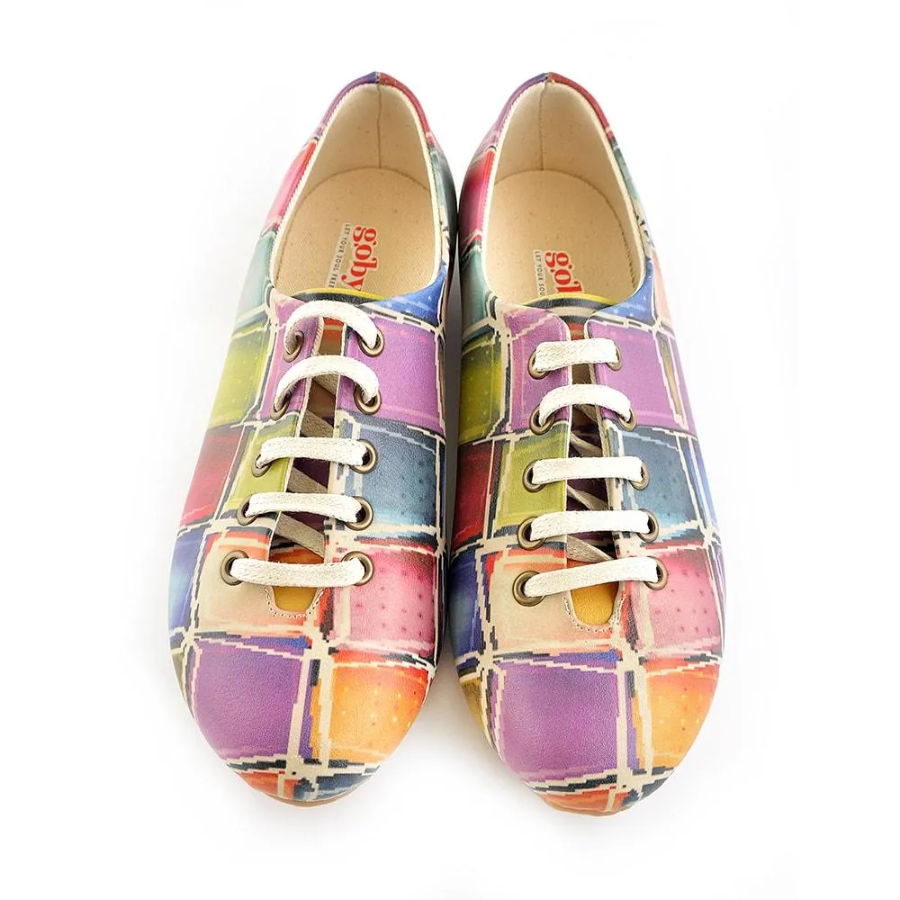 Colored Stones Ballerinas Shoes SLV019