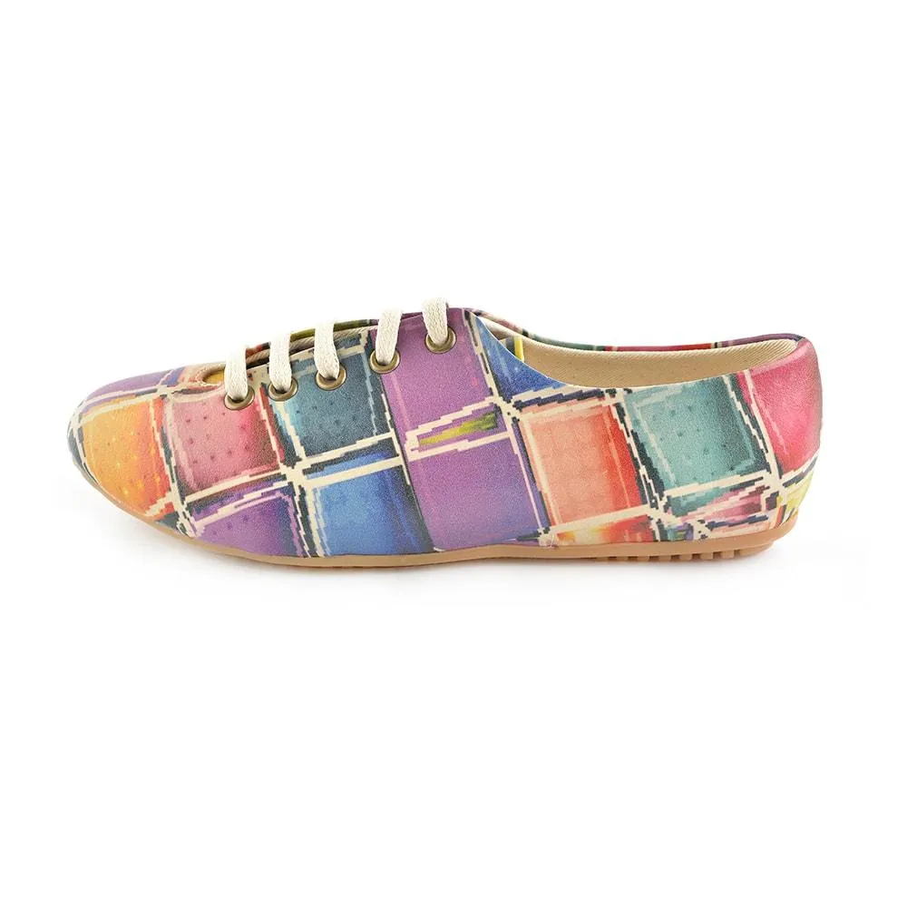 Colored Stones Ballerinas Shoes SLV019