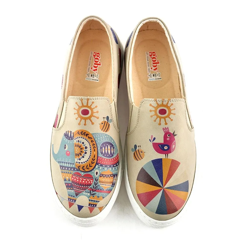 Colors and Elephant Sneaker Shoes VN4039