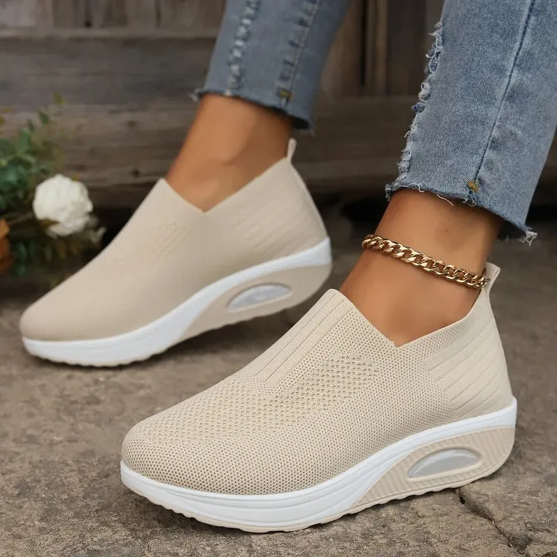 Comfortable Platform Slip-On Shoes for Women