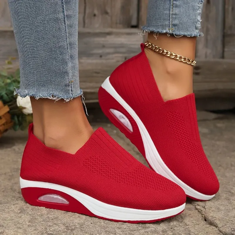 Comfortable Platform Slip-On Shoes for Women