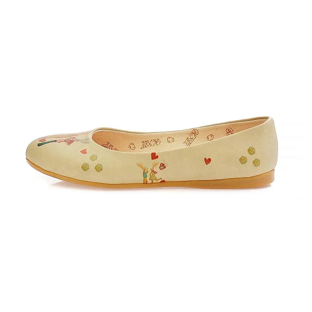 Couple Rabbit Ballerinas Shoes 1097