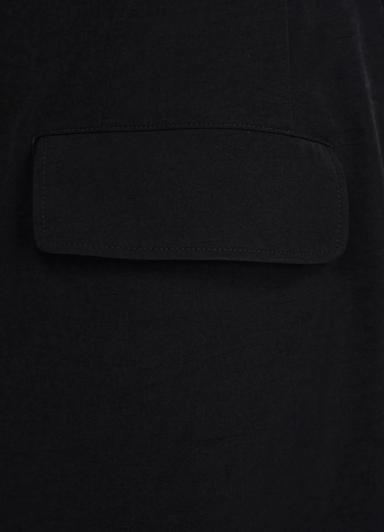 CREPE de CHINE BUTTON-SLIT PANTS