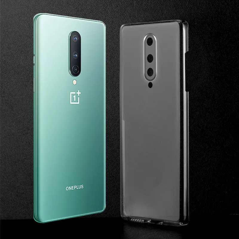 Crystal Clear Hard Back Anti-Yellowing Phone Case For OnePlus 8
