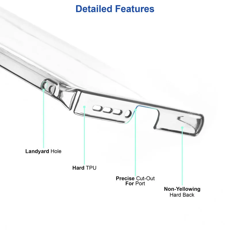 Crystal Clear Hard Back Anti-Yellowing Phone Case For OnePlus 8